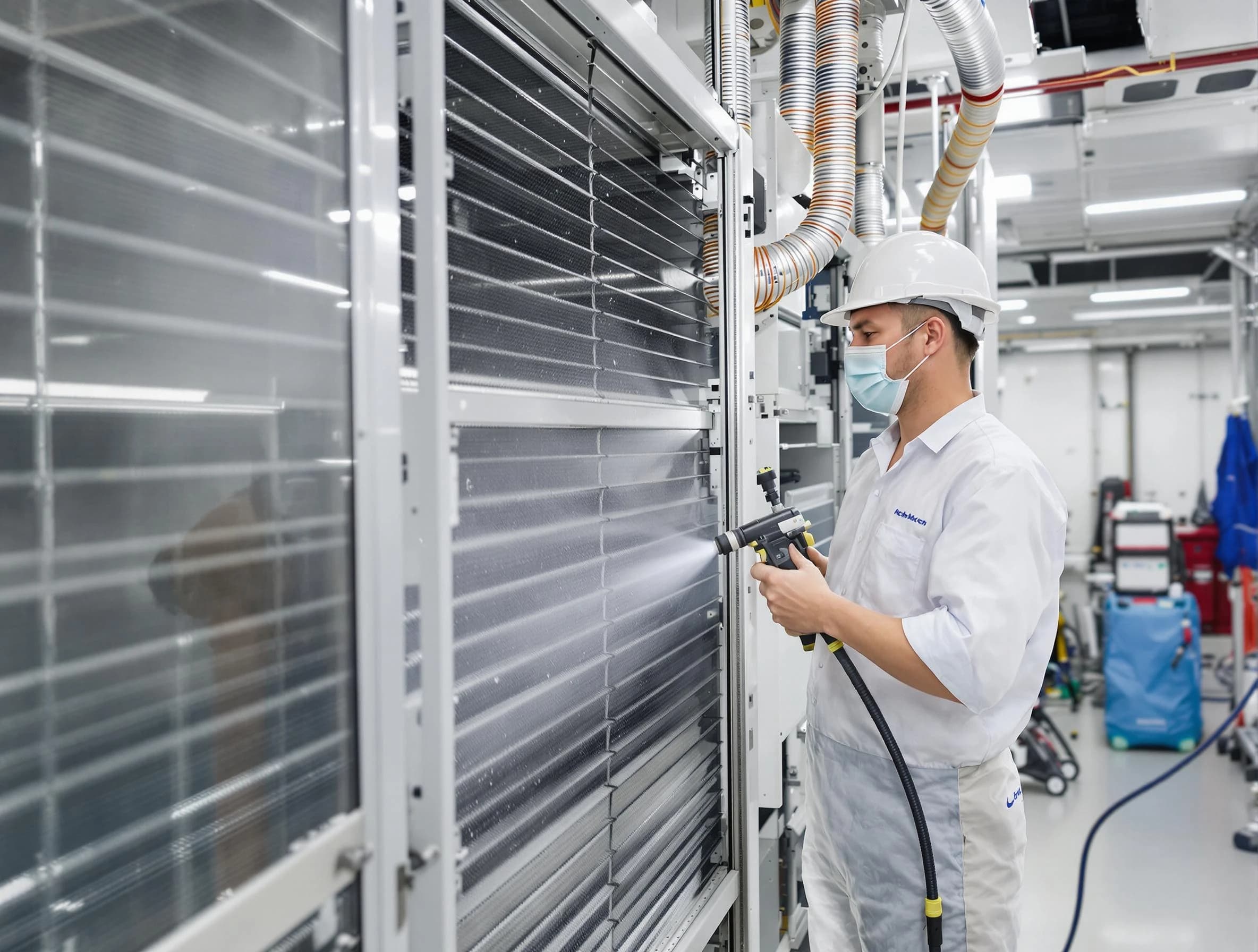 Professional AC coil cleaning by Centennial Air Duct Cleaning in Centennial