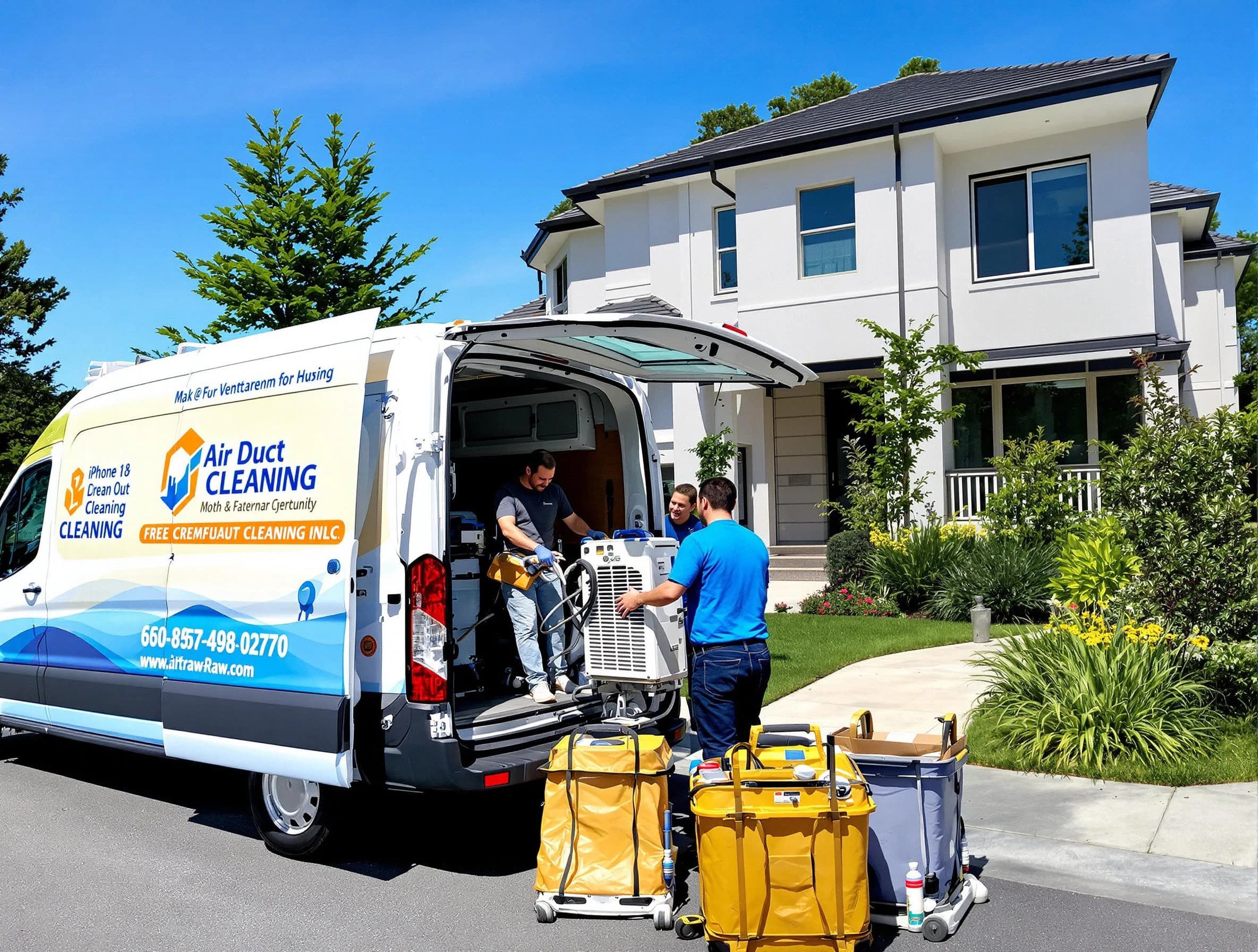 Centennial Air Duct Cleaning technician performing professional air duct cleaning in Centennial