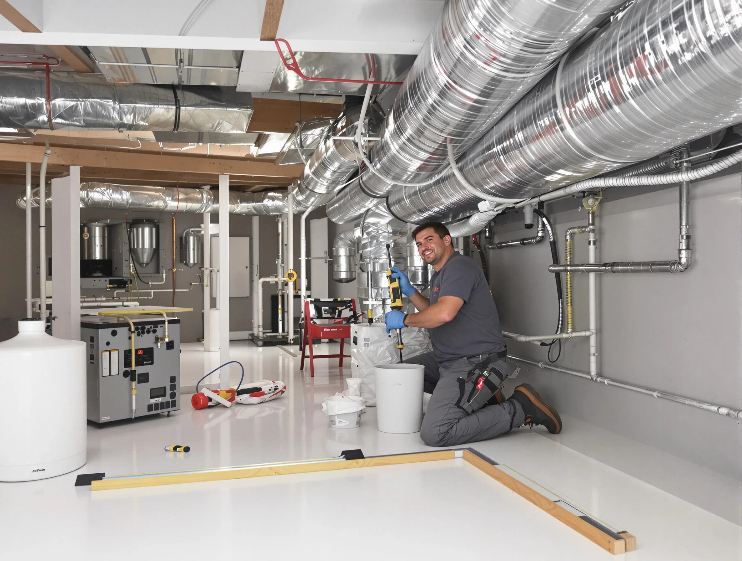 Professional duct sealing service by Centennial Air Duct Cleaning in Centennial