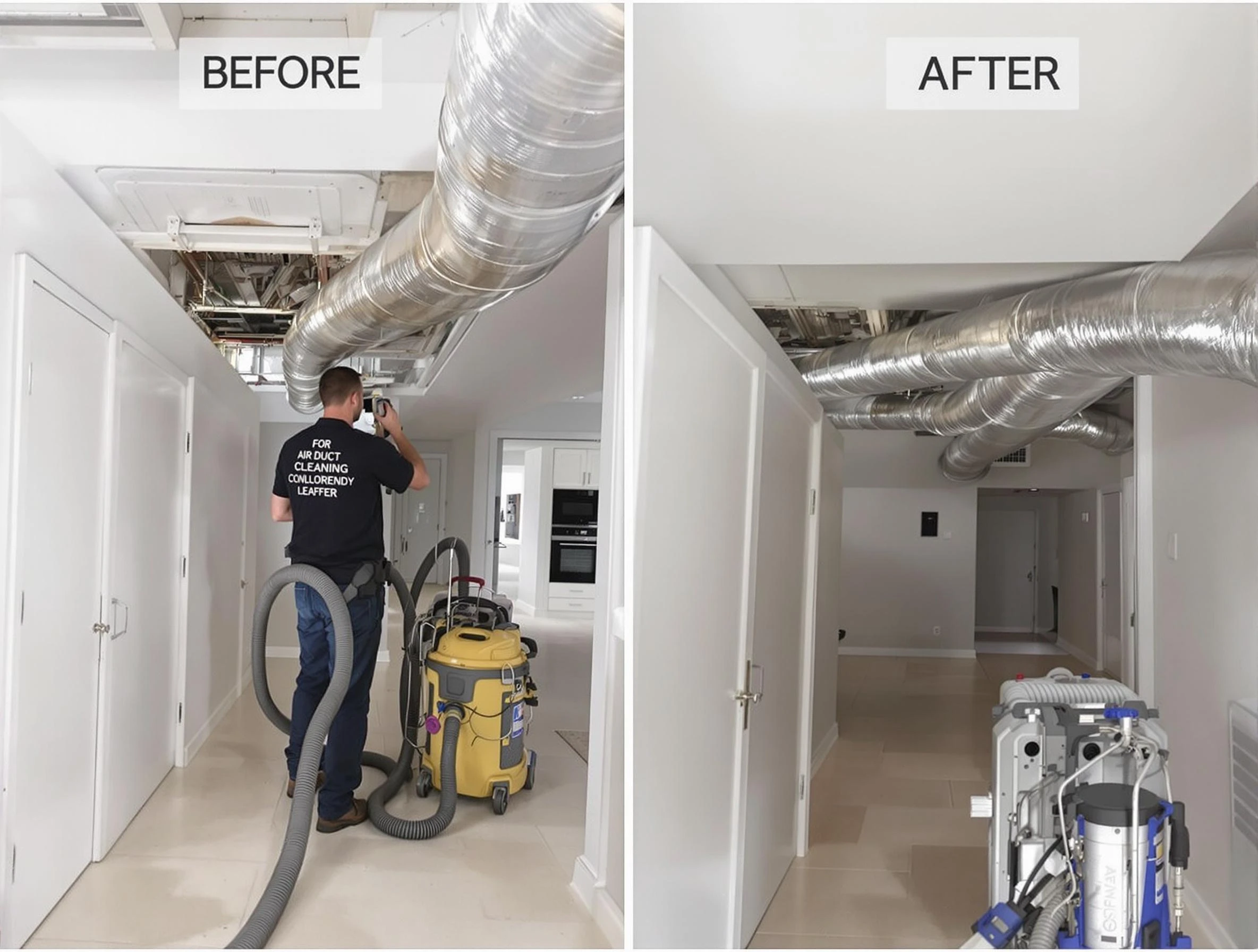 Centennial Air Duct Cleaning professional performing thorough air duct cleaning in Centennial