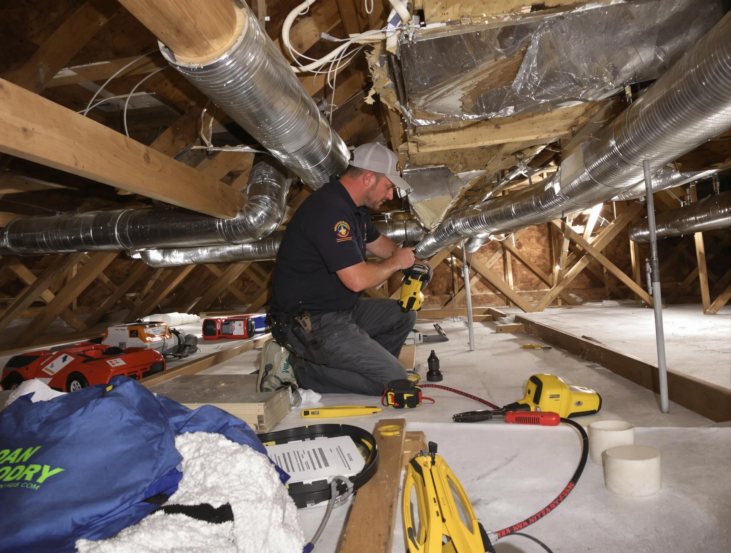 Professional air duct repair by Centennial Air Duct Cleaning in Centennial
