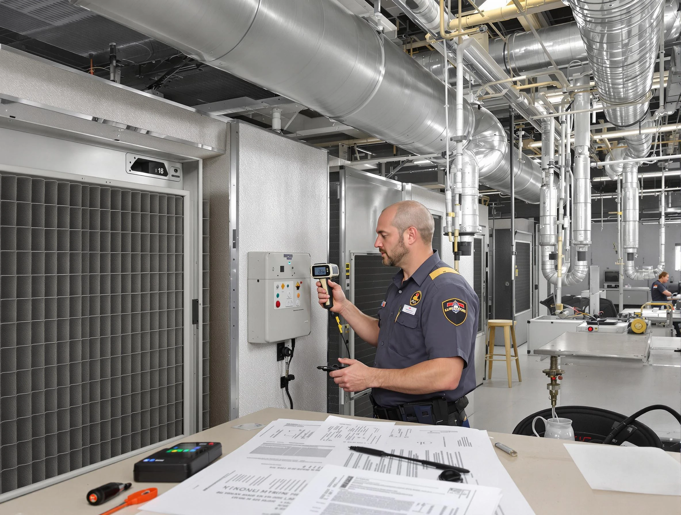 Professional filter system inspection by Centennial Air Duct Cleaning in Centennial