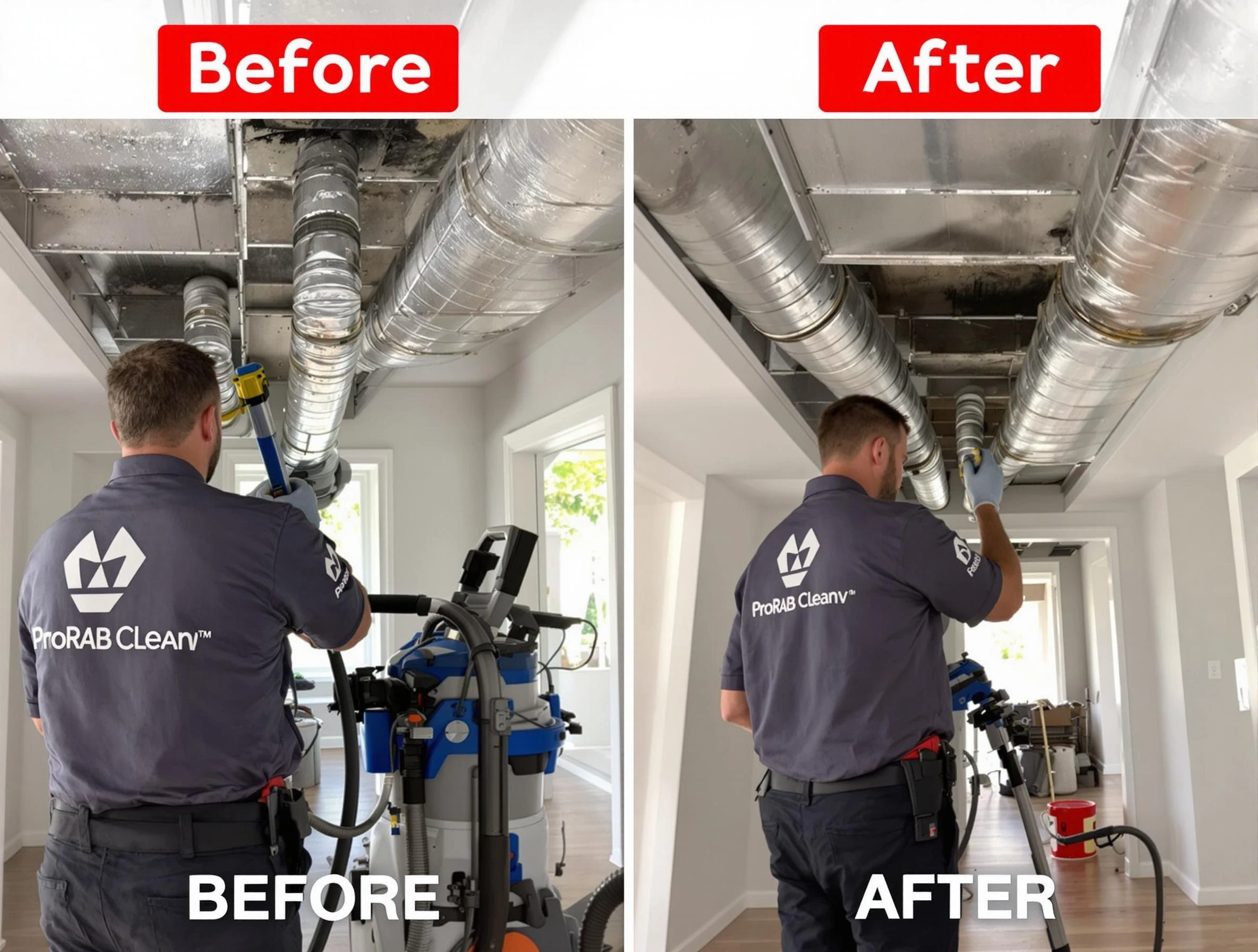Centennial Air Duct Cleaning expert performing thorough residential duct cleaning in a Centennial home